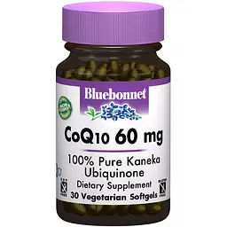 Коензим Q10 Bluebonnet Nutrition CoQ10 60 мг 30 желатинових капсул