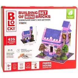 Будівельний набір STRATEG для творчості з міні-цеглинок BLOCKY Будинок Феї 31020