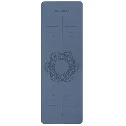 Килимок спортивний Actiget TPE 183 x 61 x 0.6 см для йоги та фітнесу ACT0021 Blue/Sky Blue - мініатюра 6