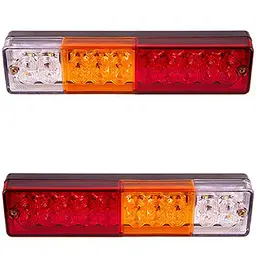 LED Задній ліхтар квадратний 20LED 12-24V 238х51х31 мм 2 шт. (BL-64920)