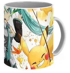 Кружка GeekLand Вокалоїди Vocaloid Хацуне Міку Hatsune Miku pokemon VC 02.07 - мініатюра 3