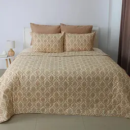 Покривало ТЕП Elegante Cotton Beige Fantasy 180 х 240 см та 2 наволочки 50 х 70 см (4-04578_32780)