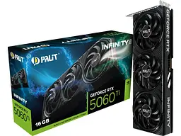 Відеокарта Palit GeForce RTX 5060 Ti Infinity 3 16GB (NE7506T019T1-GB2061S) - мініатюра 5