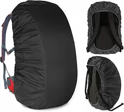 Чохол-дощовик для рюкзака Nela-Style Raincover до 30L чорний - мініатюра 6