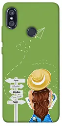Чохол Demsky Travel girl для Xiaomi Redmi Note 5 Pro / Note 5 (AI Dual Camera)