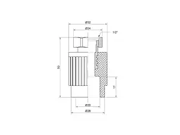 Муфта з гайкою Thermo Alliance 1/2" d=20мм поліпропіленова 1/2"В з нак. гайкою, для поліпроп. труб (DSI301) - мініатюра 2