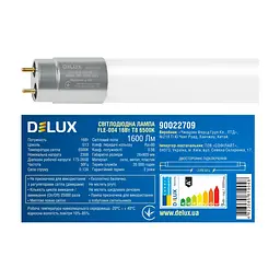 Лампочка Delux FLE-004 16 Вт 0.9м T8 6500K 230В G13 скло (90022709) - мініатюра 3