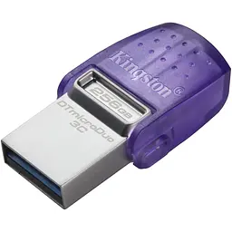 Флеш-накопичувач Kingston DT Duo 3C 256GB 200MB/s dual USB-A + USB-C (DTDUO3CG3/256GB)