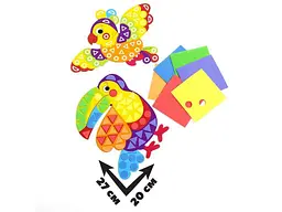 М'яка мозаїка VLADI TOYS "Тукан" VT4511-02 - мініатюра 3