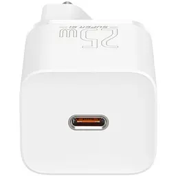 Зарядний пристрій Baseus Super Si Quick Charger USB-C 25W EU White - мініатюра 4