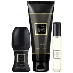 Парфумно косметичний набір Avon Little Black Dress (edt/10 ml+b/lot/125 ml+deo/50 ml)