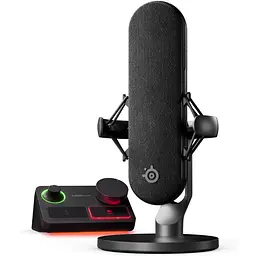 Ігровий стрим мікрофон SteelSeries Alias ​​Pro RGB XLR Stream Mixer 1 Capsule
