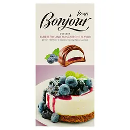Десерт Bonjour зі смаком чорниці та маскарпоне, 232 г (812728) - мініатюра 2