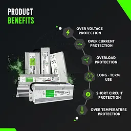 DC 12V 120W LED Driver Водонепроникний блок живлення IP67 Трансформатор AC230V Відкритий - мініатюра 5