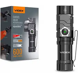 Портативний світлодіодний ліхтарик Videx VLF-A244RH 600 Lm 5000 K (VLF-A244RH) - мініатюра 2