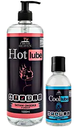 Iнтим-змазка Fresh Heaven зігріваюча Hot Lube 1000ml та охолоджуюча Сool Lube 250ml 