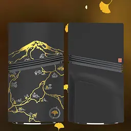 Змінна панель DK Faceplate Replaceable 4in1 для PlayStation 5 Pro Blue-Ray Faceplate Ghost Black Yotei [163768] - мініатюра 4