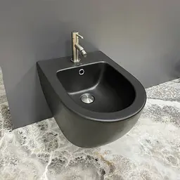 Підвісне біде VBI Vulcano black matt VBI-020413, Чорний матовий