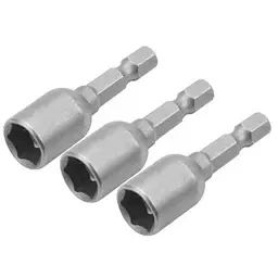 Головка магнітна Tolsen 8 мм 1/4"х48 мм 3 шт (77823)