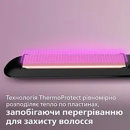 Випрямляч для волосся Philips StraightCare Essential чорний (BHS378/00) - мініатюра 5