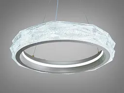 Кільцева LED-люстра Diasha MD3528/400CG шампань 40 Вт 2200 Лм з пультом - мініатюра 2