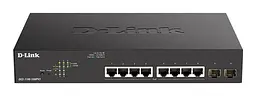 Комутатор DGS-1100-10MPV2 8xGE PoE 2xSFP, 130Вт, EasySmart D-Link teh0018101 - мініатюра 2
