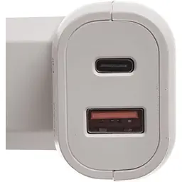 Зарядний пристрій TheGeneral Vspeed 20W 2 порти білий (40050319-08) - мініатюра 3