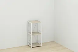 Етажерка 3/34 Ferrum-decor Серії Коннект 73x34x28 білий ДСП Дуб Сонома 16мм (FRD-104298) - мініатюра 5
