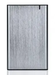 Кишеня зовнішня Gembird, Grey, 2.5", USB 3.1, 1xSATA, матовий алюмінієвий корпус зі світлодіодним індикатором (EE2-U3S-6-GR) - мініатюра 2