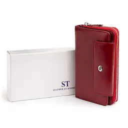 Жіночий шкіряний гаманець ST Leather 19х9,5х2,5 см acs0015407 - мініатюра 7