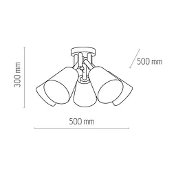 Люстра с абажурами TK Lighting Vaio Nature 575 - мініатюра 3