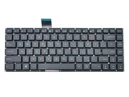 Клавіатура для ASUS VivoBook E402, E402M, E402MA, E402SA, E402S, E402N (RU Black без рамки) Оригінал. - мініатюра 3