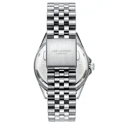 Наручний годинник чоловічий Lee Cooper Daytona Black Сріблястий (3430) - мініатюра 3