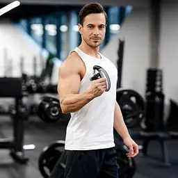 Еспандер регульований Gymtek 10-100кг з лічильником сіро-чорний - мініатюра 9
