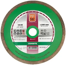 Алмазний диск по граніту PDT Granite 1A1R 200х1,6х10х25,4 мм