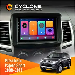 Штатна магнітола Mitsubishi Pajero Sport 2008-2015 Cyclone C9-001 2x32 CPL Cyclone (НФ-00002613)