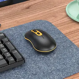 Миша бездротова HOCO GM21 Platinum 2.4G business wireless mouse чорна - мініатюра 4