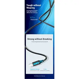 Кабель для принтера USB-C 2.0 to BM 2.0m 2.4А 480Mbps Vention (CQUBH) - мініатюра 10