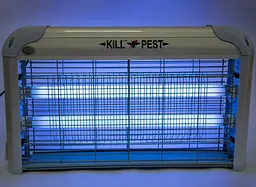 Лампа від мух і комарів "Kill Pest IK-204 2х15W" Біло-блакитна, електрична пастка для комах (NS) - мініатюра 2