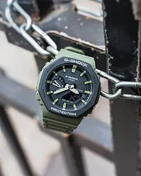 Наручний годинник Casio G-Shock GA-2110SU-3AER Хакі - мініатюра 2