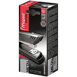Степлер настільний  Maped Advanced Metal №24/6, 26/6, 25 аркушів темно-сірий (MP.354511) - мініатюра 5