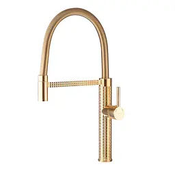 Змішувач для кухні Mixxus Premium Spark 017 Gold MI6972 Золотий - мініатюра 8