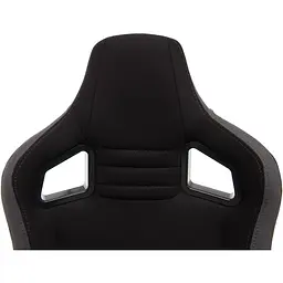 Геймерське крісло GT Racer чорне із сірим (X-0712 Shadow Gray)