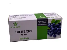 Чорниця Elit-Pharm форте для підтримки зору 80 таблеток - мініатюра 2