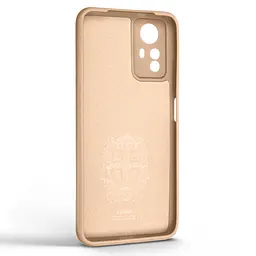 Силиконовый чехол для Xiaomi Redmi Note 12S 4G, Icon Ring, пудровый, панель-накладка, с кольцом-подставкой на 360°, противоударный, возможность использования магнитных держателей, ArmorStandart (ARM68812) - мініатюра 2
