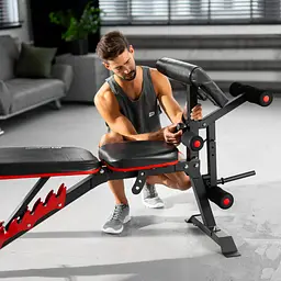 Лавка тренувальна Hop-Sport HS-1095 з партою Скотта - мініатюра 3