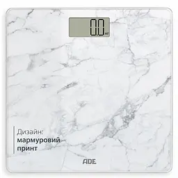 Ваги цифрові підлогові Amina ADE BE2306-5 білий мармур - мініатюра 2