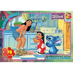 Дитячий пазл "Stitch" G-Toys SC606 постер 70 елементів