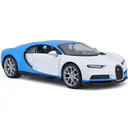 Автомодель Maisto Bugatti Chiron біло-блакитний - тюнін, 1:24 (32509 white/blue) - мініатюра 3
