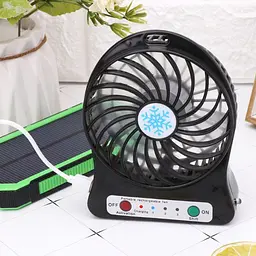 Міні вентилятор mini fan з акумулятором - мініатюра 6